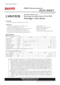 LV8415CB-TE-L-H Datasheet Cover