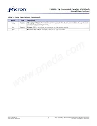 M29DW256G70NF3E Datasheet Page 13