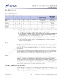 M29DW256G70NF3E Datasheet Page 19