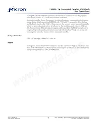 M29DW256G70NF3E Datasheet Page 20