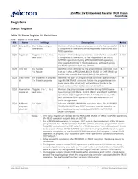 M29DW256G70NF3E Datasheet Page 21