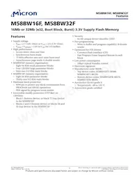 M58BW16FB5ZA3F Datenblatt Cover