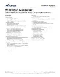 M58BW32FT4D150 Datenblatt Cover