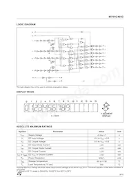 M74HC4543RM13TR Datasheet Pagina 3