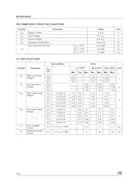 M74HC4543RM13TR Datenblatt Seite 4