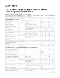 MAX11068GUU/V+T Datasheet Page 4
