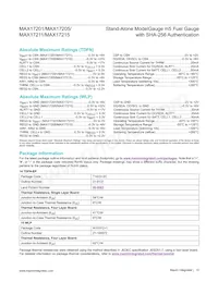 MAX17205G+ Datasheet Page 13