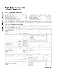 MAX4210AETT+ Datasheet Page 2