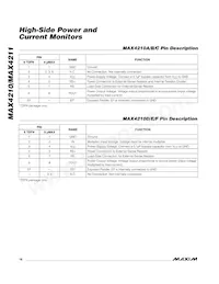 MAX4210AETT+ Datasheet Page 16