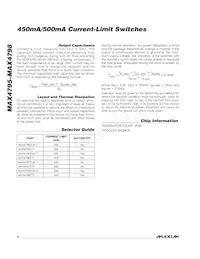 MAX4798ETT+T Datasheet Page 8