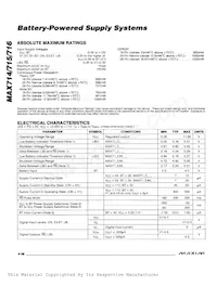 MAX714CPE Datasheet Page 2