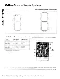 MAX714CPE Datasheet Page 12