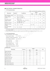 MB85R256FPF-G-BND-ERE1 Datasheet Page 6