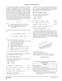 MC14489BP Datasheet Page 20