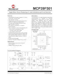 MCP39F501T-E/MQ數據表 封面