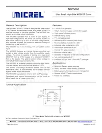 MIC5060YML-TR Datenblatt Cover