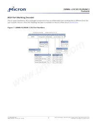 MT49H16M18CSJ-25:B Datasheet Page 2