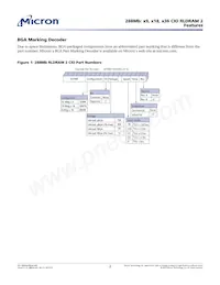 MT49H16M18SJ-25 IT:B Datasheet Page 2