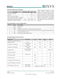 MX884HTTR Datasheet Page 2
