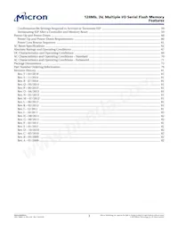N25Q128A13ESEA0F TR Datasheet Page 3