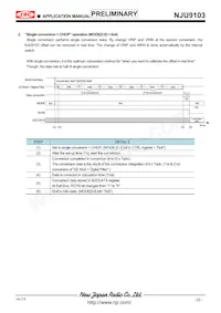 NJU9103KV1-TE3 Datasheet Pagina 22