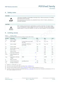 PCF2112CT/1 Datasheet Pagina 9
