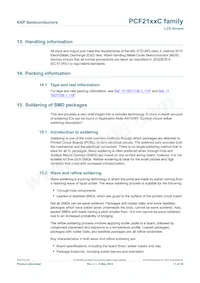PCF2112CT/1數據表 頁面 17