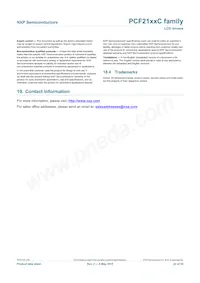PCF2112CT/1 Datasheet Page 22