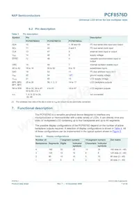 PCF8576DH/2 Datasheet Page 7