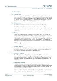 PCF8576DH/2 Datasheet Page 16