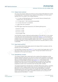 PCF8576DH/2 Datasheet Page 20