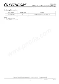 PT8A2803ZEE Datasheet Page 9