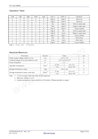 R1LV0216BSB-7SI#S0 Datasheet Page 4