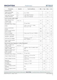 RT5037GQW Datasheet Page 13