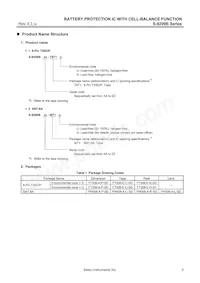 S-8209BAA-T8T1G Datasheet Page 3