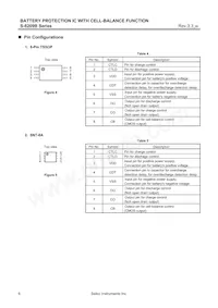 S-8209BAA-T8T1G Datasheet Page 6