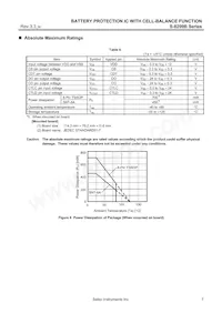 S-8209BAA-T8T1G Datasheet Page 7