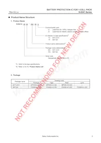 S-8241AEEMC-GEET2G Datasheet Pagina 3