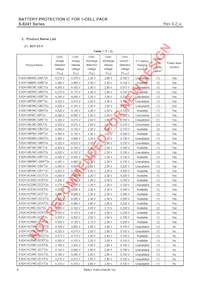 S-8241AEEMC-GEET2G Datasheet Pagina 4