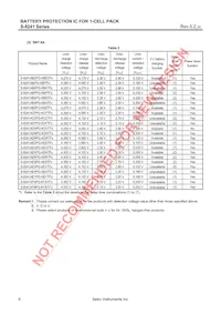 S-8241AEEMC-GEET2G Datasheet Page 6