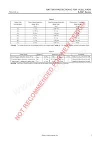 S-8241AEEMC-GEET2G Datasheet Page 7