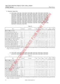 S-8241AEEMC-GEET2G Datasheet Pagina 12
