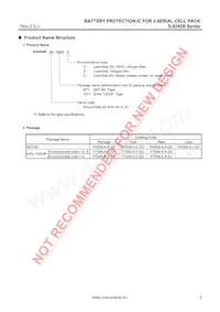 S-8242BBG-T8T1G Datasheet Pagina 3