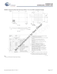S29WS512R0SBHW200 Datasheet Page 9