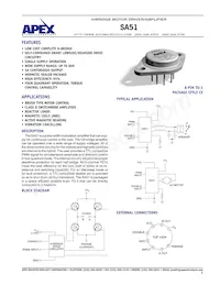 SA51 Datasheet Copertura