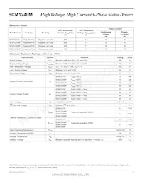 SCM1241M Datasheet Page 2