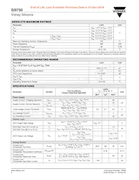 SI9730BBY-T1-E3 Datasheet Pagina 2