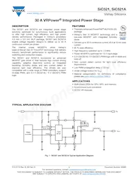 SIC521CD-T1-GE3 Datasheet Cover