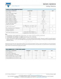 SIC521CD-T1-GE3 Datasheet Pagina 3