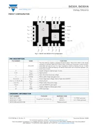 SIC531CD-T1-GE3 Datasheet Page 2